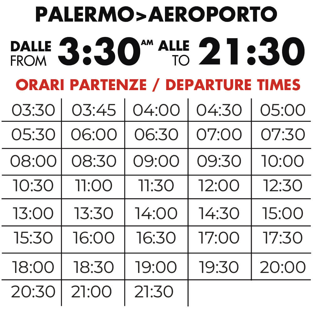 Orari Palermo - Aeroporto - versione3